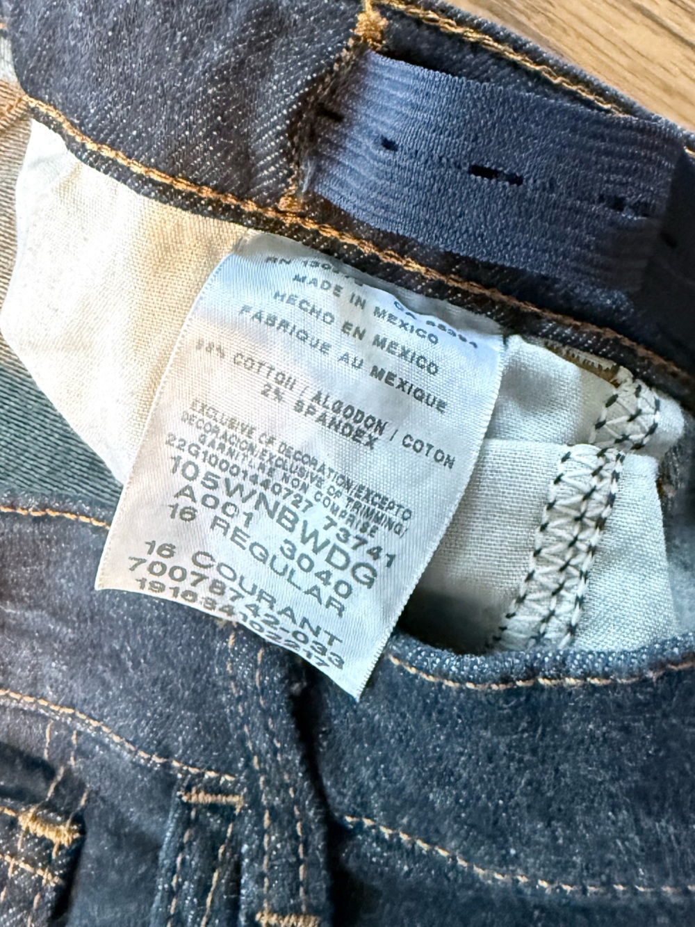Wrangler Kids Dark Blue Jeans - Picture 5 of 6